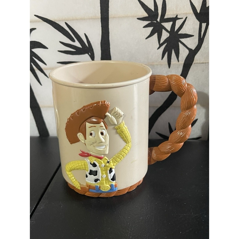 Disney Toy Story Woody Cup Ocean Wave Vintage